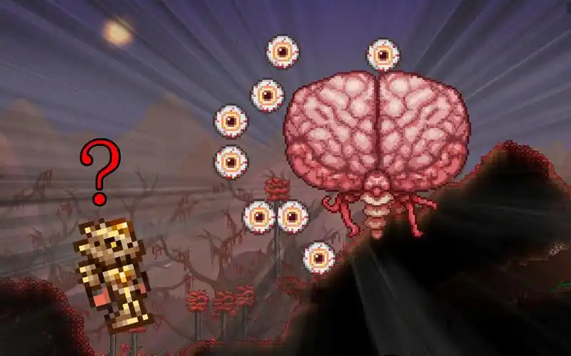 泰拉瑞亚boss图鉴:克苏鲁之脑