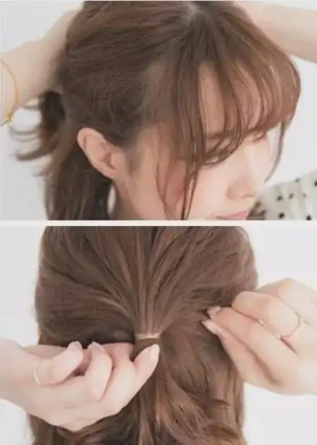 中长发怎么扎好看扎个公主头圆你童话梦