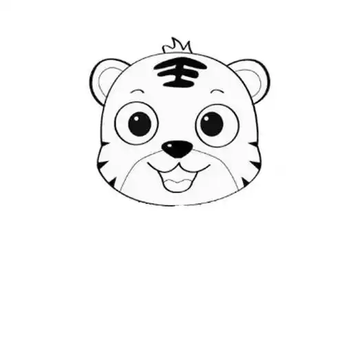 大老虎的简笔画画法老虎的简笔画大全老虎的简笔画图片大全这是一组简