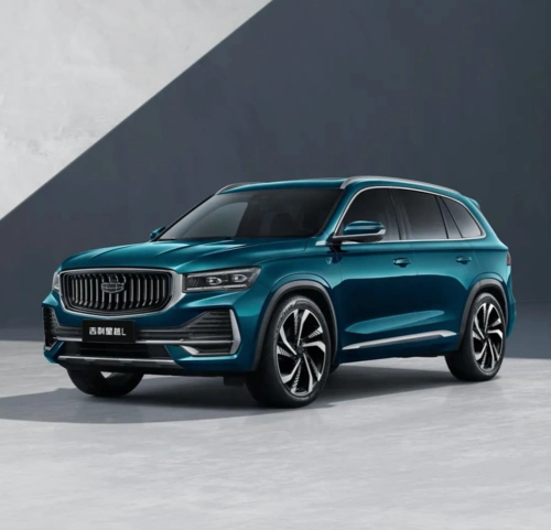 上海车展首发 吉利星越l特别版官图发布 采用专属翠羽蓝车漆