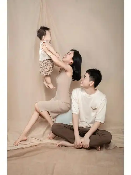 🌈温馨有爱的全家福|一家三口亲子照