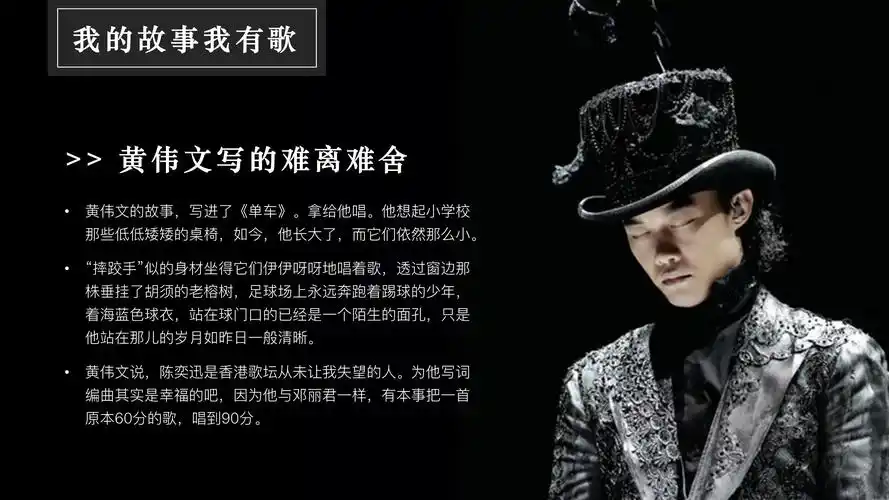 这不是个ppt模板 | 黑白风 | 陈奕迅