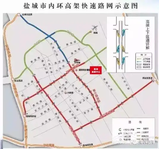 【盐城涌鑫地产】10月,盐城内环高架三期工程全面开工