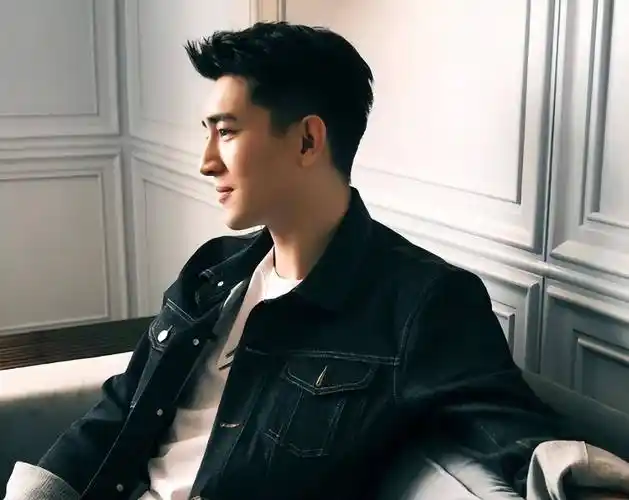 林更新回老家吃烧烤,与朋友三人喝一箱啤酒,非主流发型好显老!