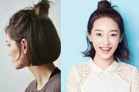 图齐耳短发怎么扎图解改变发型展示新风格