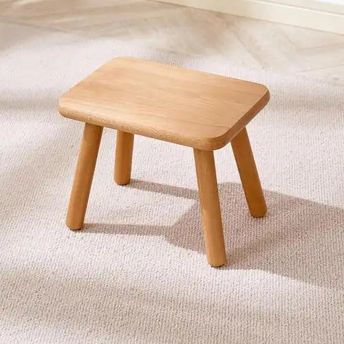 茵曼北欧实木小凳子家用客厅儿童小板凳沙发换鞋凳成人矮凳椅子