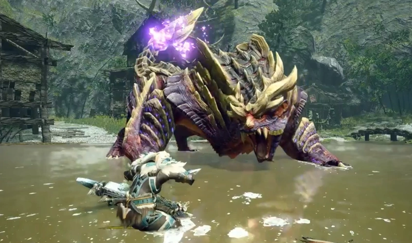 《怪物猎人:崛起》封面怪"怨虎龙"实机短片