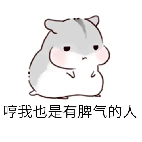 哼,我也是有脾气的人