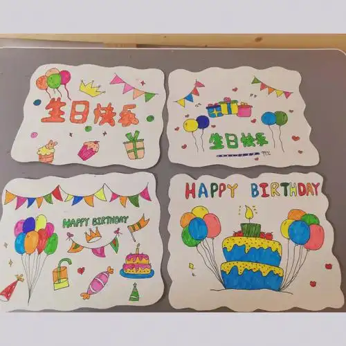 最后在空白处随意添加点小图案显得丰富饱满些,很简单但花时间,需要