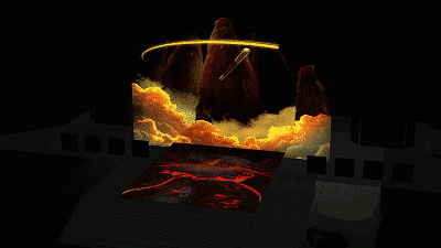 创意视觉全息投影演绎别样的悟空