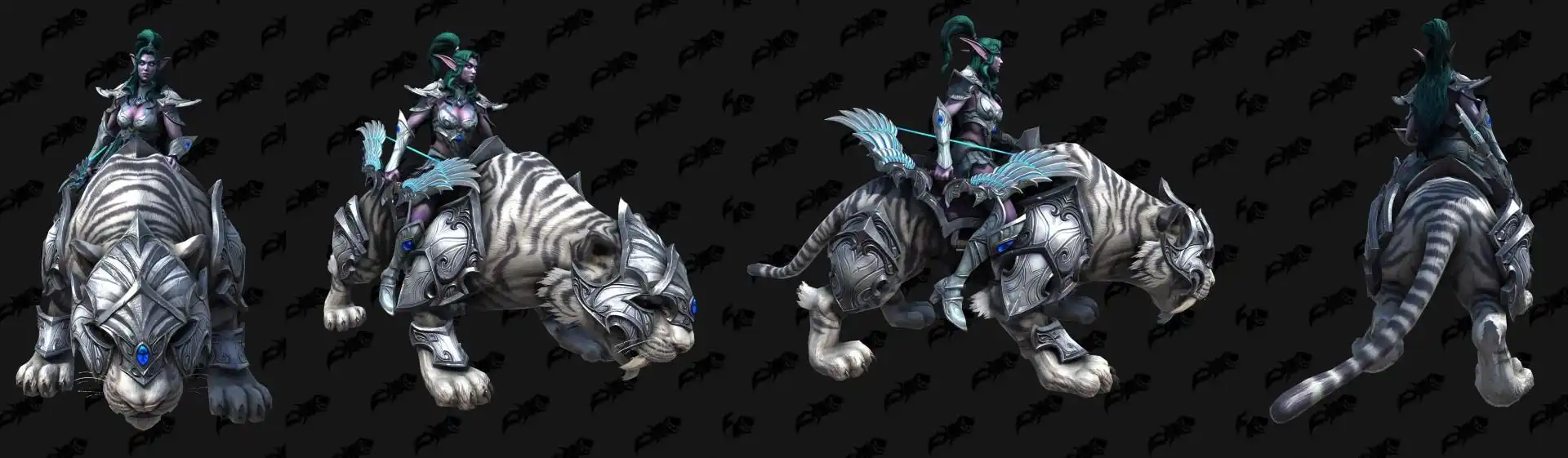 魔兽争霸3重制版暗夜精灵模型伊利丹真酷