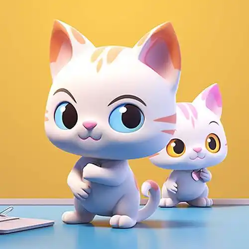 原创卡通吉祥物形象3d设计c4d设计ip形象设计