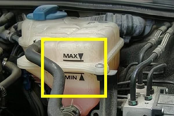 冷却液液位过低警告灯图标