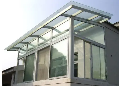 不锈钢阳台玻璃雨棚