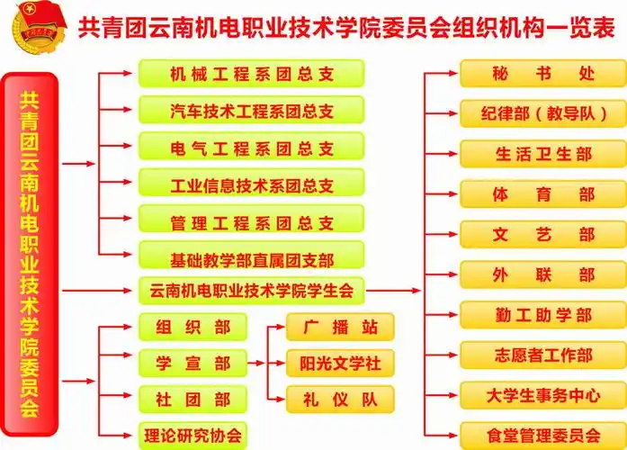 团委组织结构图_团内文件_团委 - 云南机电职业技术学院