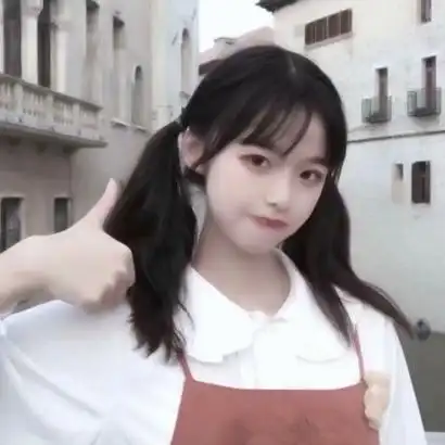 可爱女生双马尾真人萝莉头像