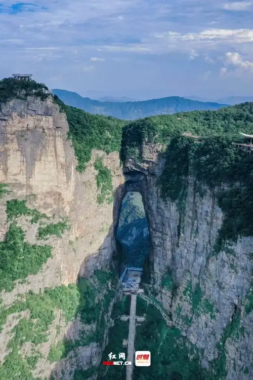 寻美张家界天门山天朗气清宜登高望远