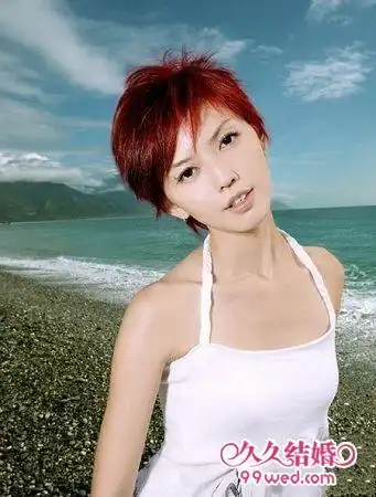 清新短发孙燕姿 分享初夏新娘美发秘籍