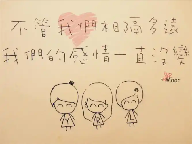 可爱简单卡通文字闺蜜78637871