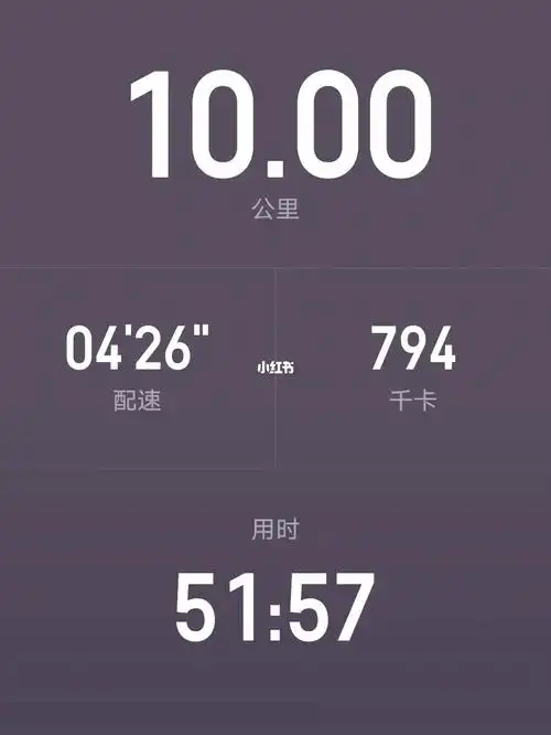 每次跑完10km都心情大好_素材_体育运动_跑步_跑步记录
