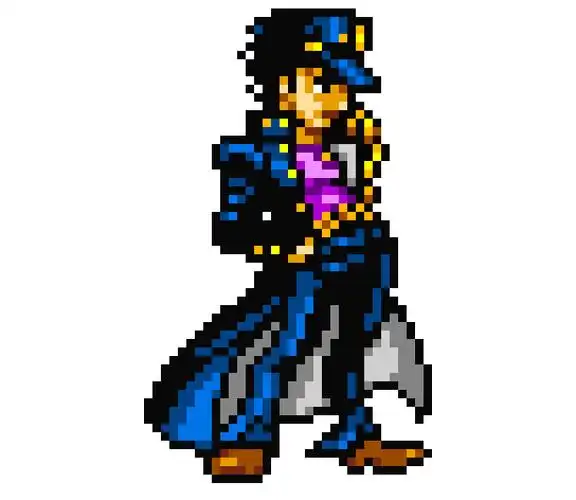 jump明星终极大乱斗游戏角色像素画网格画图案