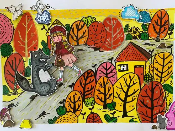 910岁小红帽与大灰狼步骤图