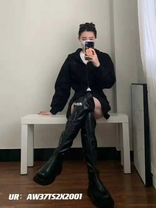 暖冬穿长筒皮靴甜酷辣妹05飒姐都拿捏住