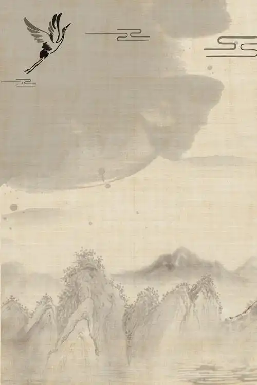 淡雅 水墨 渐变 意境 简约 复古 中国风 文艺 清新 质感 纹理 墨竹