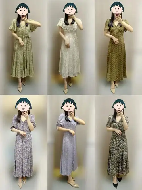 158cm的100条连衣裙snidel温柔长裙合集