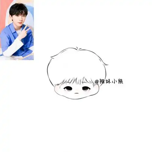 q版线稿马嘉祺