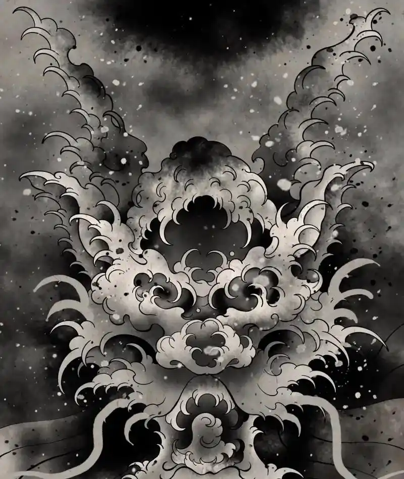 浪花纹身手稿#纹身刺青 #纹身小姐姐 #无信仰不纹身 #纹身 - 抖音