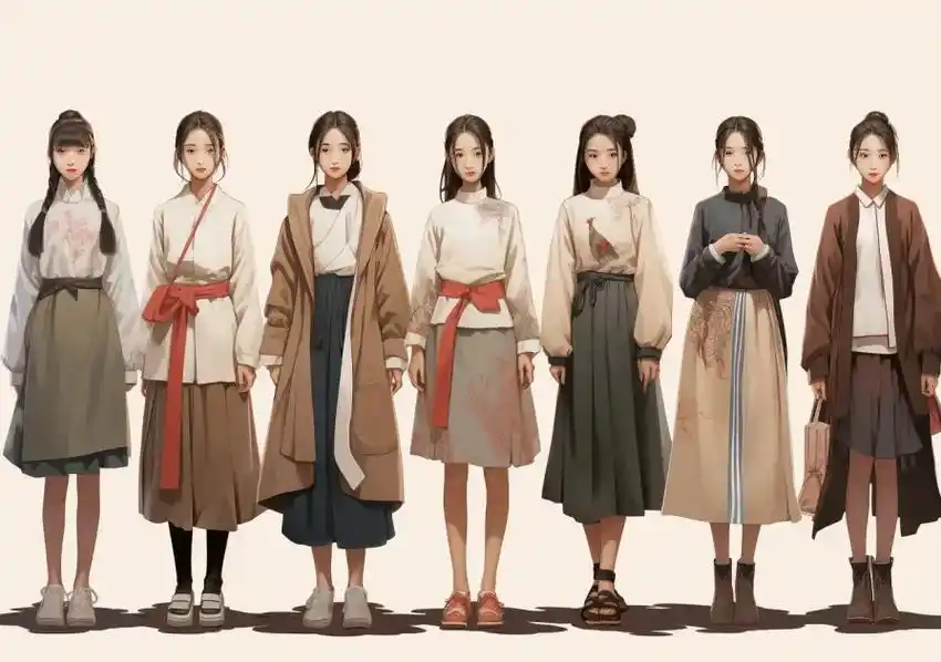 mj汉元素校服设计.可圈可点 #国风新时尚 #服装原创设计  - 抖音