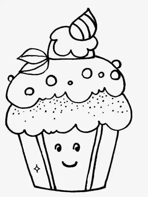 可爱卡通蛋糕免抠素材新图网httpsixintucom矢量手绘卡通甜品甜点食物