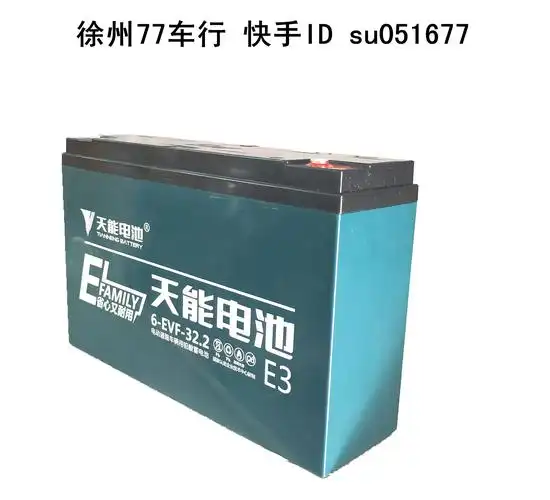 单块一个天能电池12v32ah12伏32安48v60伏72v电动车三轮铅酸电瓶