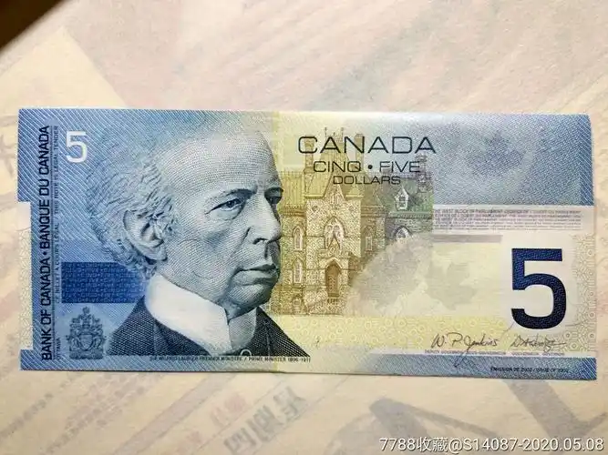 外国纸币～5加拿大元