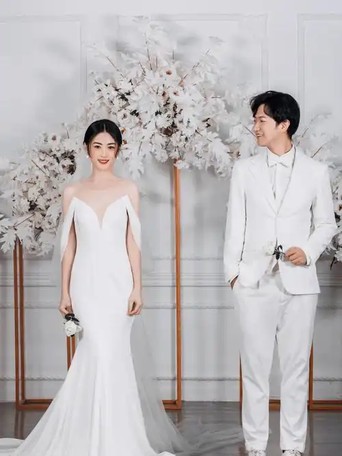 最美婚纱照简约韩式