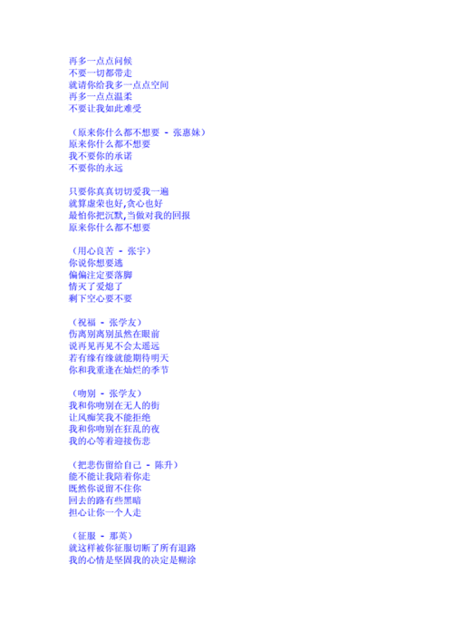 情歌王歌词doc6页