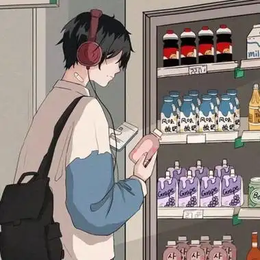 2021便利店情侣头像动漫高清