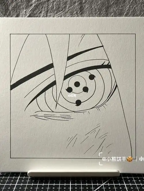 二柱子眼睛特写吧[看r]#火影忍者  #绘画  #画画的日常  #宇智波佐助