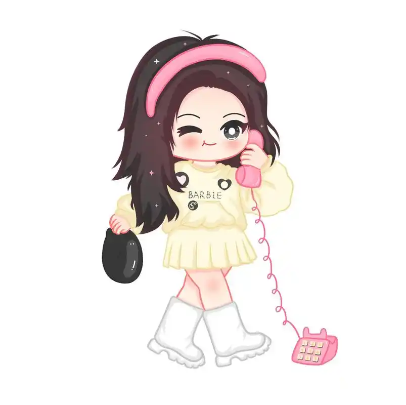 是可可爱爱的欣欣子.这张打电话的图也太可爱了吧 #虞书欣 # - 抖音