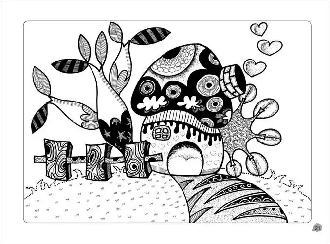 好看的线描画范画家里有爱画画的小朋友收藏看小小画家多练习