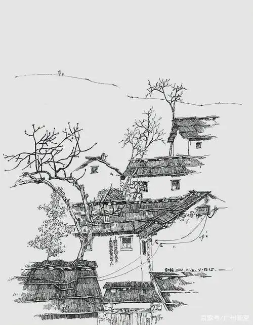 国庆外出写生,风景速写怎么画?需要的同学看过来了