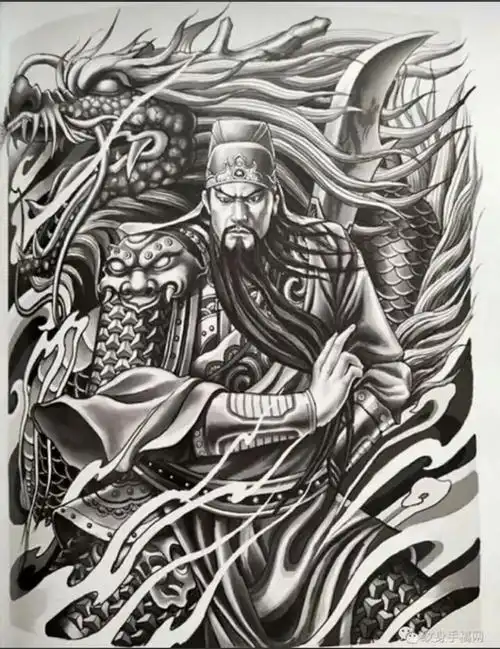 传统纹身满背纹身图案