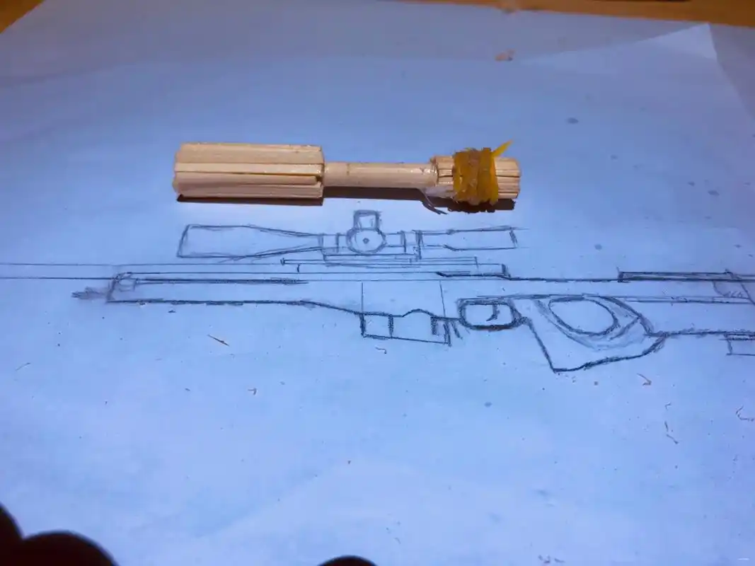 筷子手工制作awm,三级头我收下了 嘻嘻