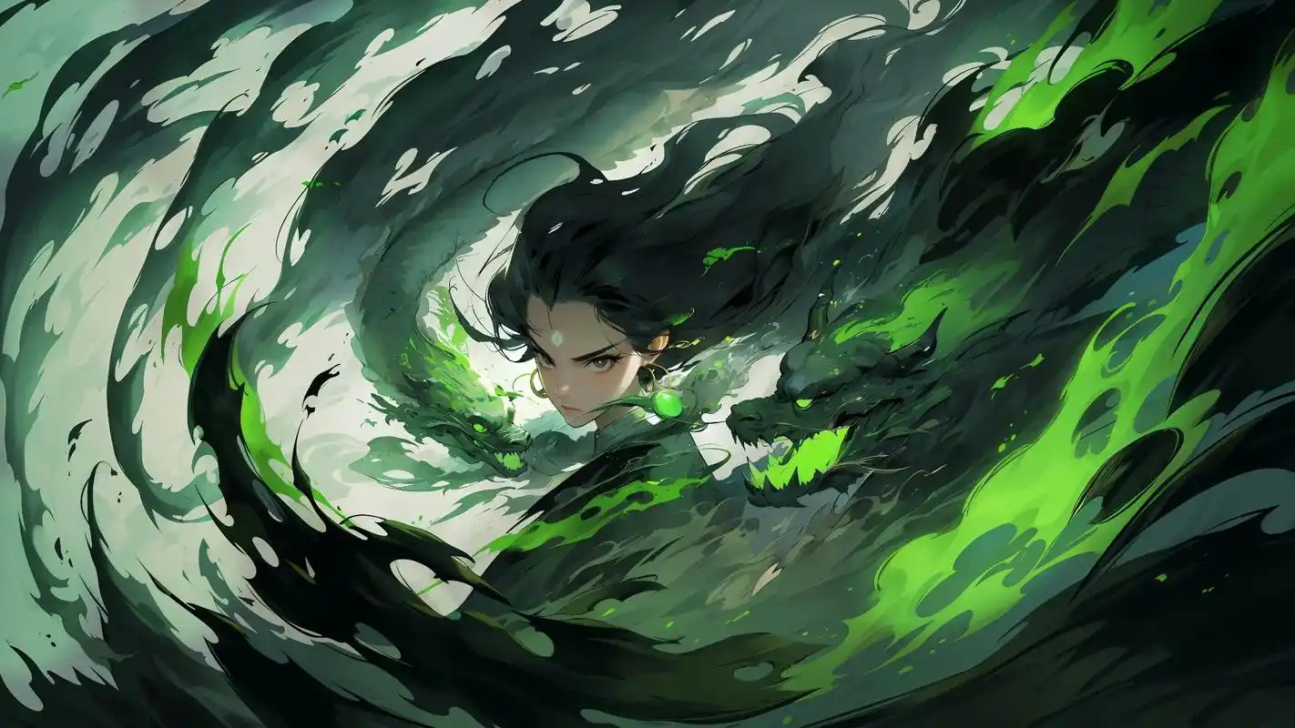 水墨三玄色#wallpaper动态壁纸 #电脑桌面 - 抖音