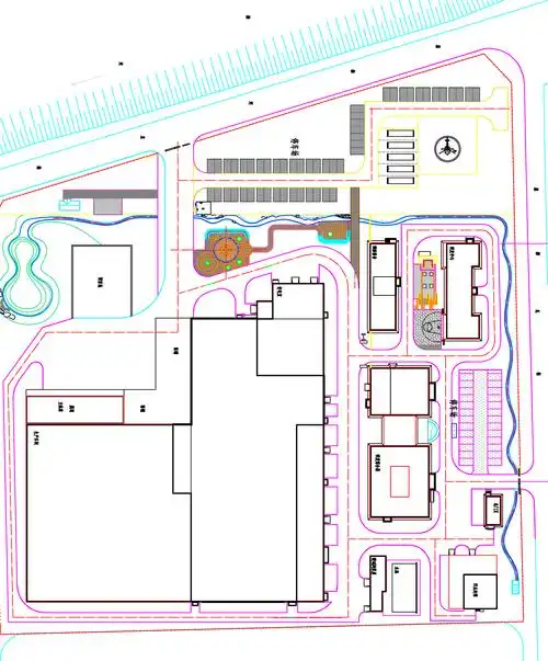 工程设计 效果图 工厂简易路线图 项目需求详情:  给工厂做导视牌