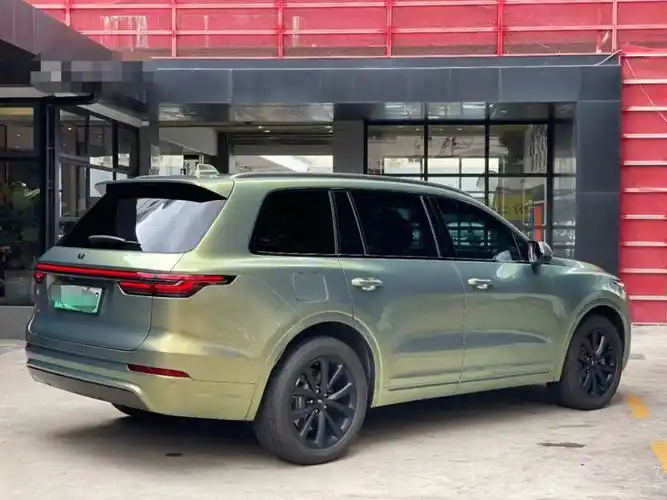 膜呗改色案例:环保车来一枚 理想one改色翠竹绿-新浪汽车