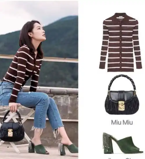 李沁这裙子绝了:撕成两半再粘在面料上,常人不敢尝试这种时尚_个性