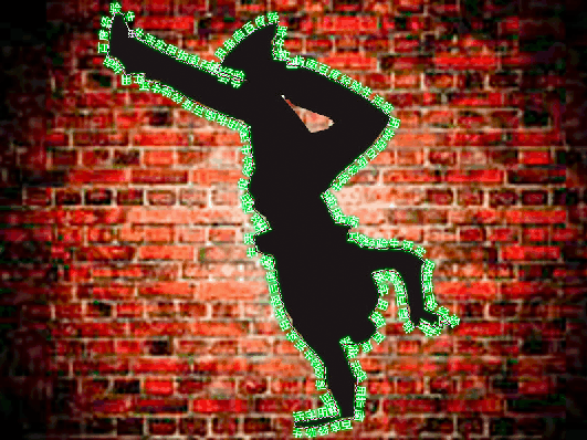 如何利用ps制作街舞人物文字动画