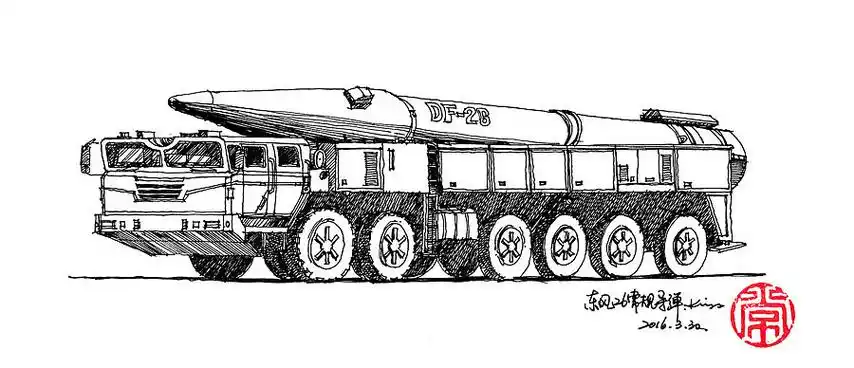 绘车丨2015阅兵式之导弹车_画设计-站酷zcool